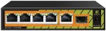 Conexpro GNT-P1006G6 v&otilde;rgul&uuml;liti, 5 LAN, 4 PoE, 1 SFP