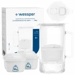 Wessper D4 BOROSILICATE MINI 2 l veefilter 5 filtriga