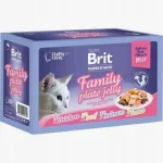 BRIT Premium by Nature koerakonservid, pehme filee želees, 12 x 85 g