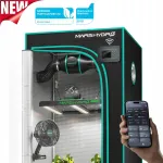 Nutikas taimede kasvatamise komplekt Mars Hydro 80x80x160 cm FC 1500 lambiga, 6&rdquo; ventilaatori, APP/WiFi