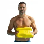 Arena 2in1 kollane ujumislaua ja pullbuoy