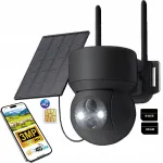 V&auml;listingi IP-kaamera SIM-kaardiga, 4G LTE, p&ouml;&ouml;ratav, 3 Mpx, m&auml;lukaardiga