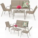 Aiakomplekt terrassile: 2 tooli, diivan, laud