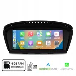 Autoraadio Android BMW E60/E90, CCC, Android Auto, CarPlay, 4+64 GB