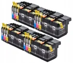 Brother LC-525 XL, LC-529 XL tindikassettide komplekt, 20 tk, sobib MFC-J200, DCP-J100, DCP-J105 printeritele