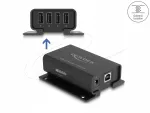 USB C jagaja Delock 64236, 3 porti, 10 Gb/s, koos Micro SD kaartide lugejaga