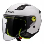Laste kiiver LS2 OF622 Funny II, valge, suurus S (47&ndash;48 cm)