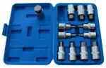 Kuuskantv&otilde;tmete komplekt H5-H22 otsikuga 1/2", 12 tk, SATRA