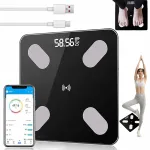 Elektroonilised vannitoakaalud 180 kg Bluetoothiga