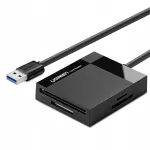 M&auml;lukaardilugeja USB 3.0 SD micro SD CF MS 2TB 5Gbps UGREEN HUB 0,5 m