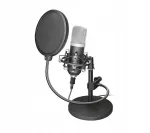 Kondensaatormikrofon Trust Emita USB Studio 21753, must