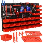 T&ouml;&ouml;koja seinariiul 28 kastiga, 95x55 cm