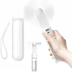 Mini k&auml;siventilaator, kokkupandav, USB, laetav, 3 kiirust