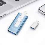 256 GB 4-&uuml;hendusega m&auml;lupulk iPhone, Android, USB 3.0, USB-C, sinine