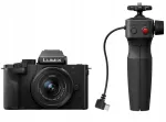 Peegelkaamera Panasonic DC-G100DVEGK Lumix koos objektiivi ja statiivi