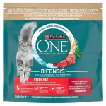 PURINA ONE Bifensis Sterilcat kuivtoit kassidele, 1,4 kg, veisehakklihaga