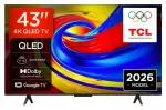 QLED teler TCL 43P7L 43" 4K Google TV Dolby Vision must