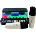 Karaoke mikser SY11, akuga ja kahe Bluetooth mikrofoniga