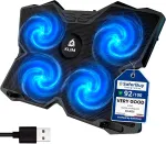 S&uuml;learvuti jahuti 4 ventilaatoriga, 1200 p/min, USB
