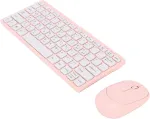 Juhtmevaba 78-klahviline klaviatuur ja hiir 2,4 GHz, ergonoomiline komplekt