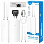 V&auml;line 4G WiFi ruuter Cudy LT400, 2.4GHz, 300Mb/s, PoE, VPN, IP65