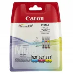 CANON PIXMA 521 tindikomplekt (ts&uuml;aan, magenta, kollane)