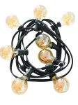 Dekoratiivne aiarida G80 Vintage LED pirnidega 5 m