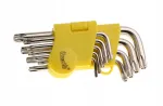 L&uuml;hikesed TORX-v&otilde;tmed auguga, 9 tk, T10-T50