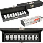 TORX padrunite komplekt YATO E10&ndash;E24, 9 tk