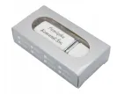 Nahast USB-m&auml;lupulk 64 GB 3.0 kastiga ja graveeringuga