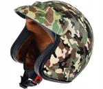 Avatud mootorratta kiiver koos visiidiga AWINA WALNUT CAMO, XL