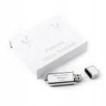 Nahast USB m&auml;lupulk 1 GB magnetkarbi ja graveeritud &bdquo;BAPTISM&ldquo; tekstiga