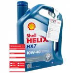Mootori&otilde;li Shell HX7 10W40, 4 l, poolsyntetiline + ripats kingituseks