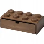 Puidust LEGO kast, Brick 8, tume, 31x15x15 cm