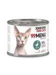 John Dog 99 Menu m&auml;rg kassitoit hani lihaga, 6 x 200 g