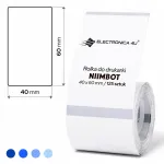 Niimbot l&auml;bipaistvad kleebised B21/B1/B2/B4/B3S/B31, 40x60 mm
