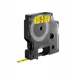 Dymo D1 S0720790 kleeplint, must kollasel taustal