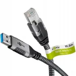 USB&ndash;Ethernet adapter, USB-A 3.0, RJ45, 10 m, 70694