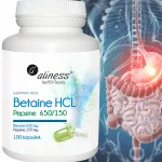 Toidulisand ALINESS BETAINE + PEPSIN, 100 kapslit