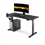Elektriliselt reguleeritav kirjutuslaud 140 cm DIABLO X-TENSIO, must
