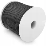 Paracord 550 n&ouml;&ouml;r, 4 mm, must, 50 m