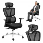 Kontoritool ERGONOMIC, ratastega, kuni 130 kg