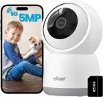 Sise-IP-videokaamera 5MP 5G, akutoitega, 4x suum, 32GB m&auml;lu, pidev salvestus
