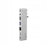 USB-C jagaja Epico Hub Pro III, h&otilde;bedane, sobib s&uuml;learvutitele ja tahvelarvutitele