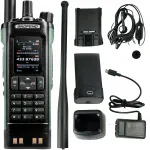 Raadio Baofeng DM-32E HTQ DMR FM VHF UHF Airband GPS APRS USB-C lennutsoon 10W