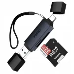 Voomy Connect H11 USB 3.0 SD ja MicroSD 5Gbps Space Blue kaardilugeja
