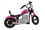 Elektriline t&otilde;ukeratas Harley Wide Glide, 36V, roosa, kuni 80 kg, kuni 23 km/h