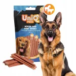 UNIQ PETS koerte maiustused hobuse- ja veiselihaga, 80 g