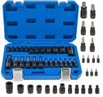 Mutriv&otilde;tmete ja TORX otsikute komplekt 25 tk E-TORX 1/4&Prime; 3/8&Prime; 1/2&Prime; CRV