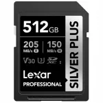 Lexar SDXC Professional SILVER Plus 1066x UHS-I U3 A2 512GB m&auml;lukaart